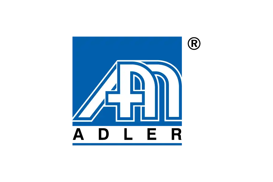 AM Hospital logo with blue square emblem and white monogram