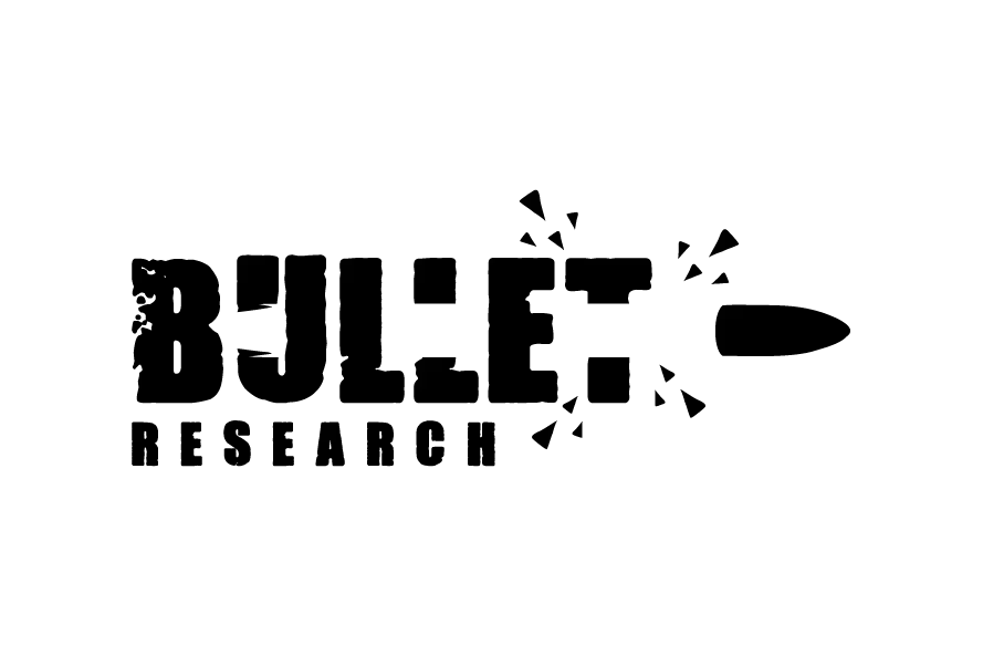 Bullet Research logo with bold wordmark and bird icons representing speed and market movement.