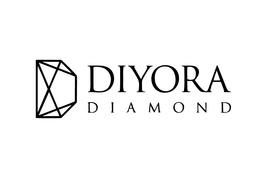 Dyora Diamond logo in black typography with modern diamond brand styling
