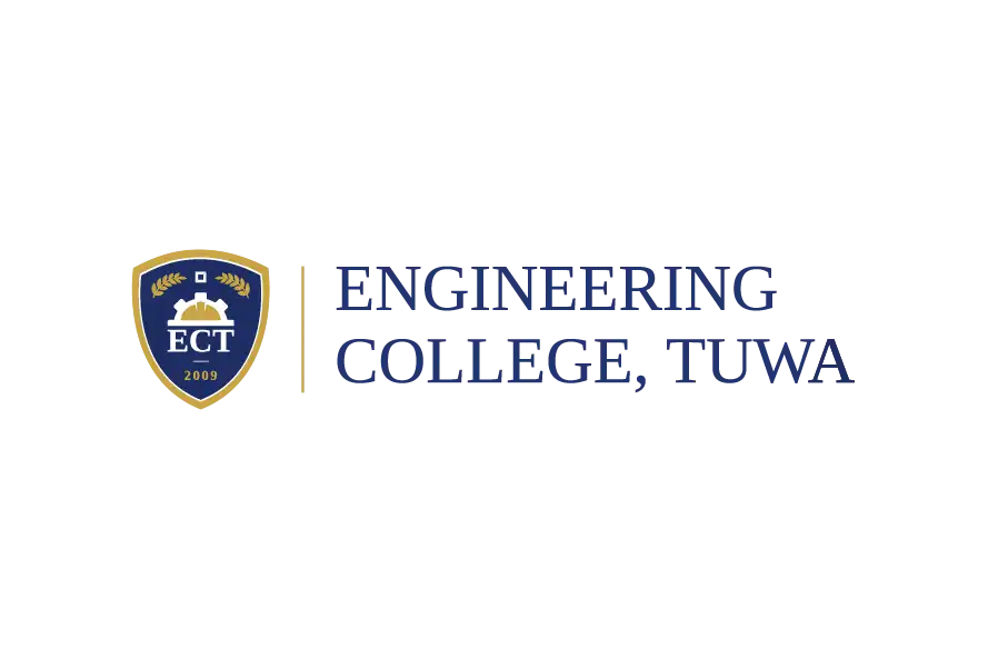 Engineering College Towa logo with shield emblem and academic typography