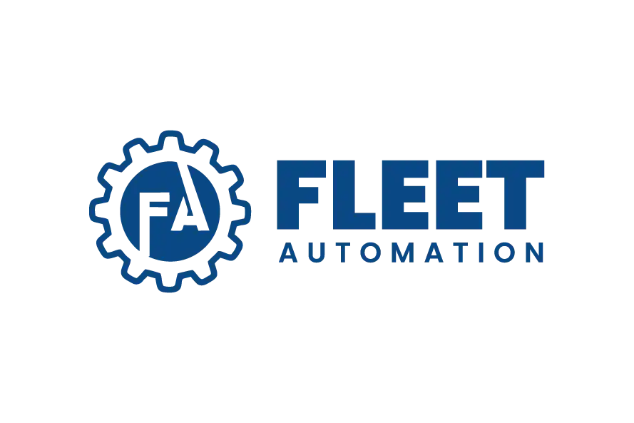Fleet Automation logo with blue gear icon and bold text