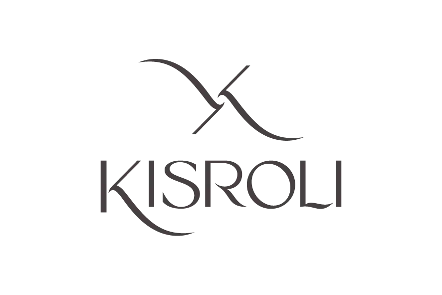 Kisroli fashion logo in dark grey with elegant custom lettering.