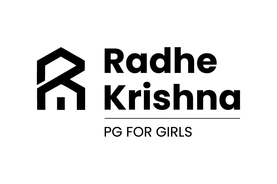 M Plus Kumar PG Hostel logo with bold black typography and monogram-style symbol