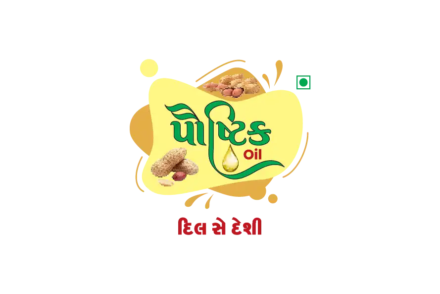 Paustik Oil logo with yellow label, peanut visuals, and oil drop design