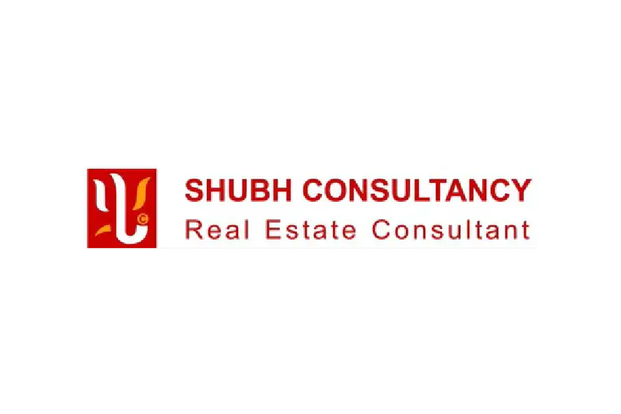 Shubh Consultancy Real Estate Consultant logo with red and gold emblem
