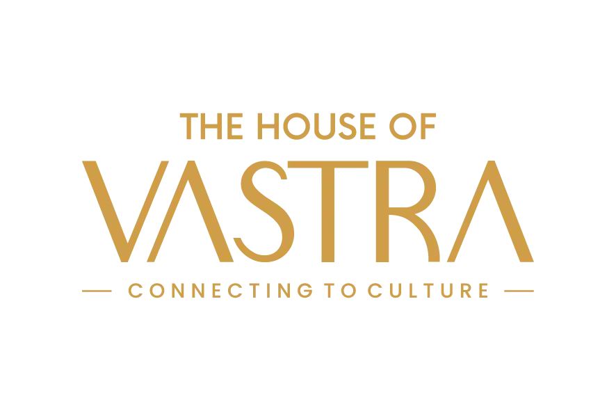The House Of Vastra logo in gold with tagline.