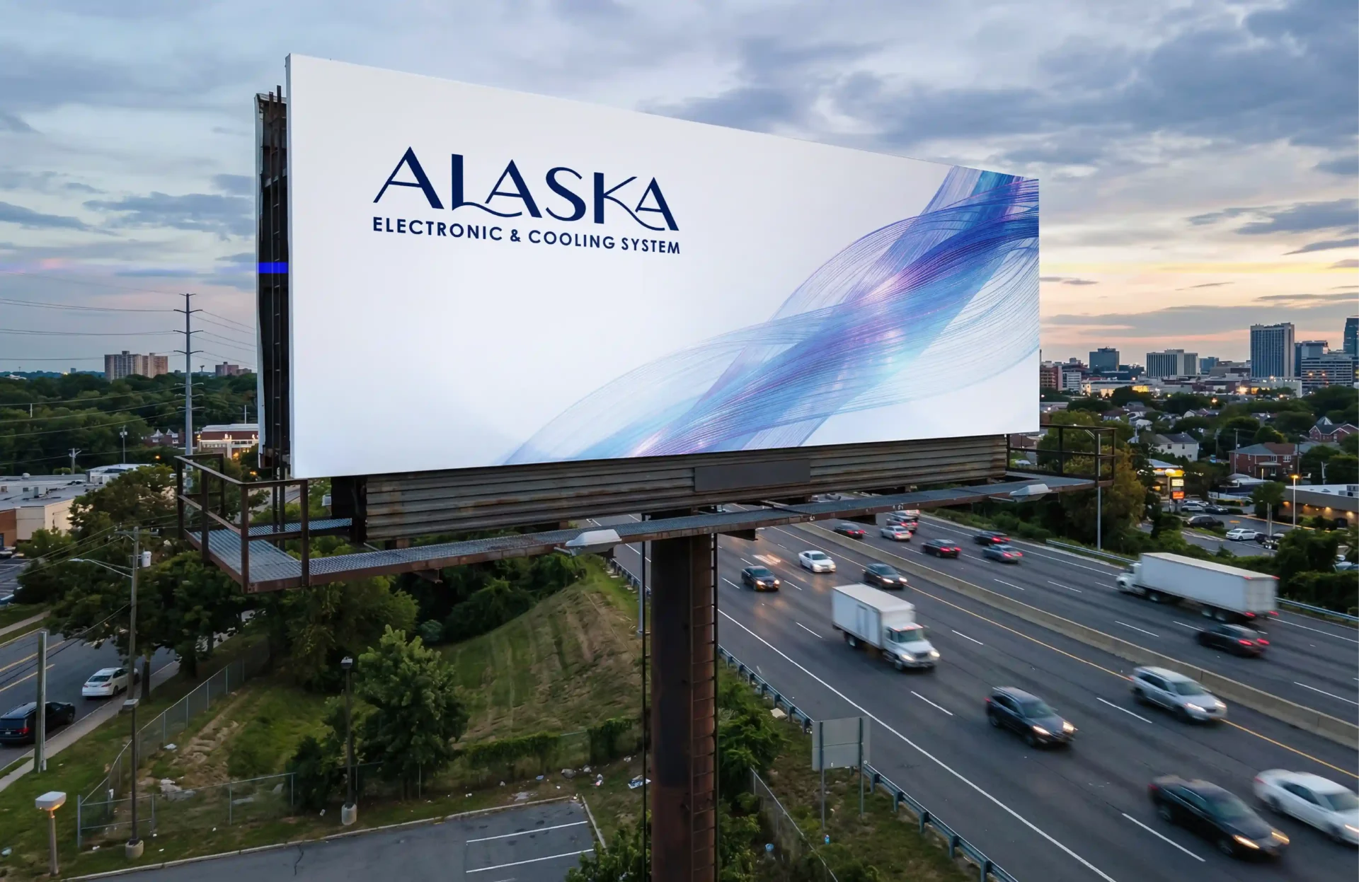 Alaska Electronic & Cooling System | Brand Logo Design