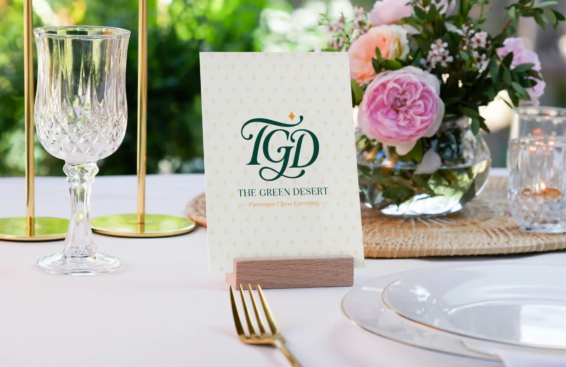 The Green Desert Premium Catering | Brand Logo Design