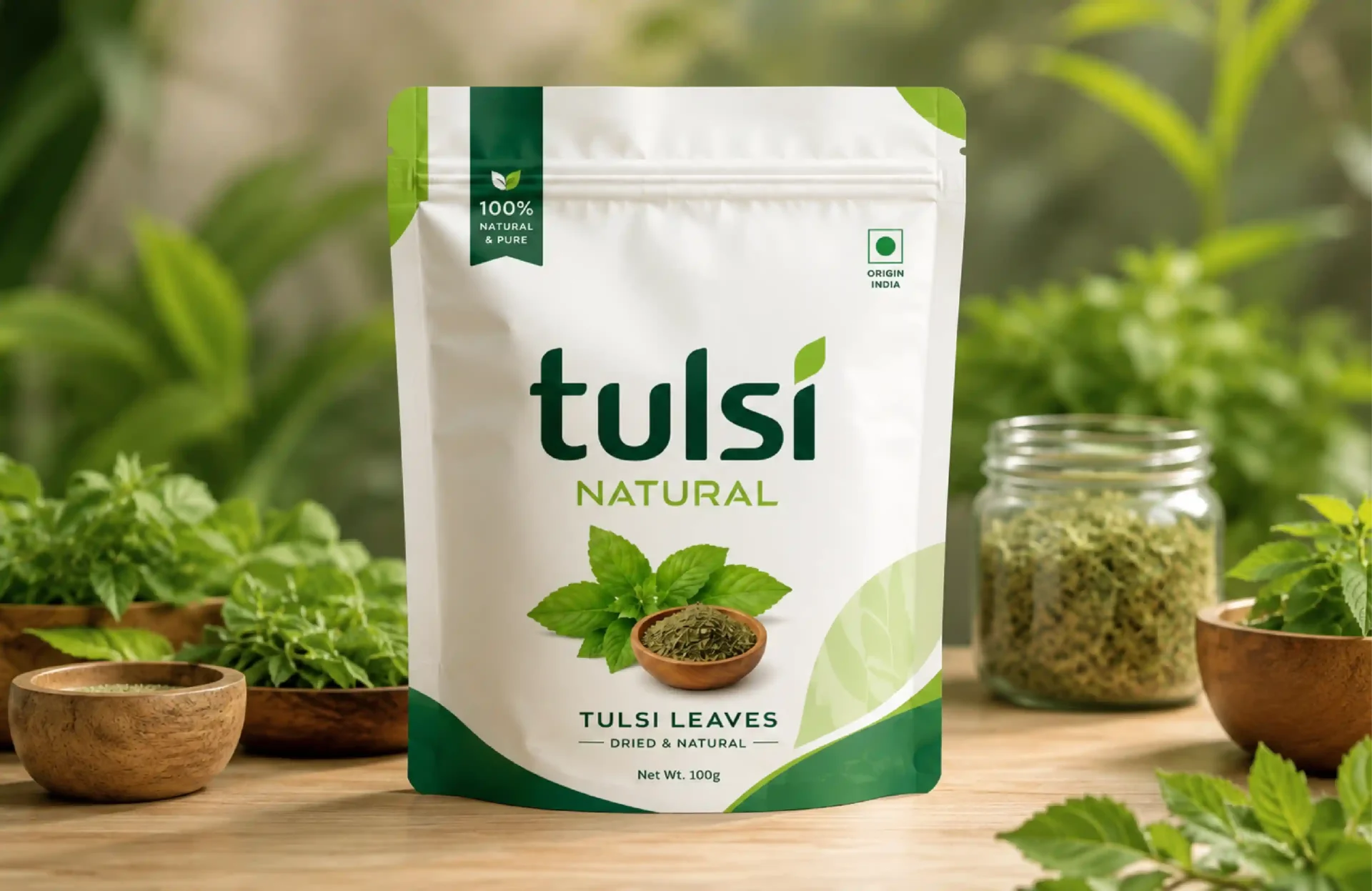 Tulsi Natural | Brand Logo Design